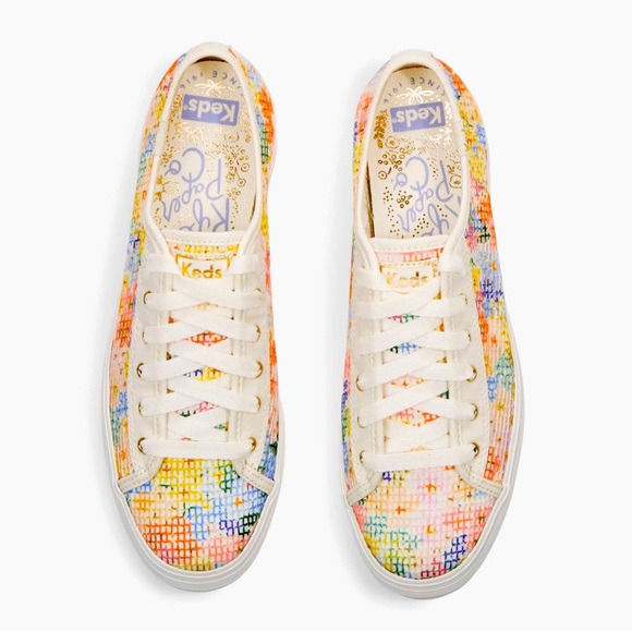 Keds x Rifle Paper Co. Triple Kick Mesh “Margaux” Lace-Up Sneakers - Picture 8 of 8